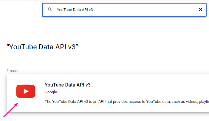 Youtube Data API