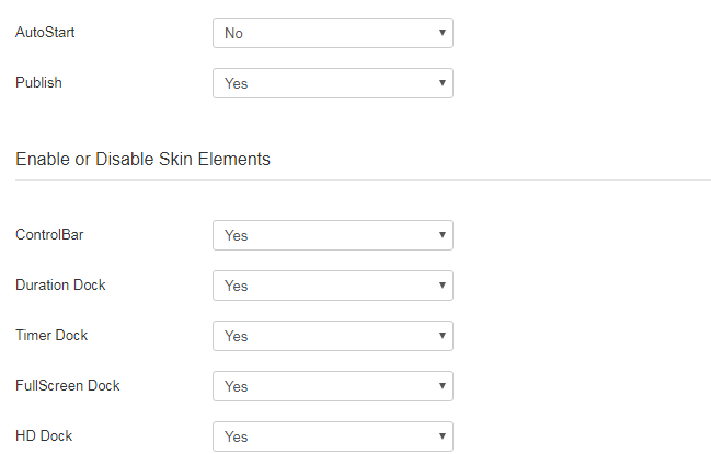 HTML5-Skin Elements