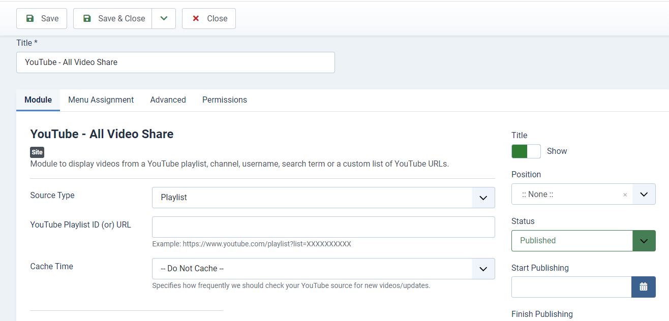 youtube-gallery-module-settings